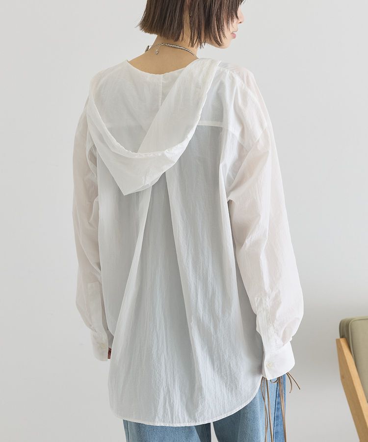 AMERICAN HOLIC「ナイロンフーディーシャツ」|シャツ・ブラウス|