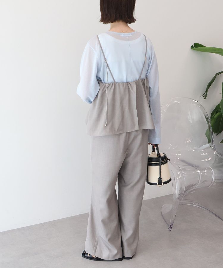 AMERICAN HOLIC「リネンライクビスチェサロペット」|オールインワン|