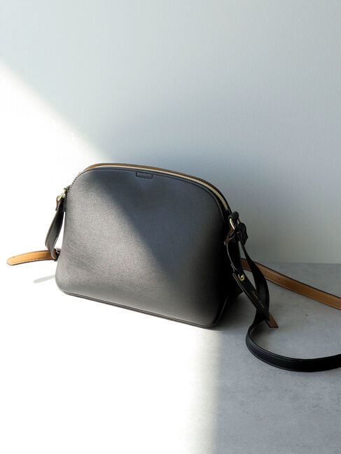  「・別注 Legato Largoフェイクレザーショルダー」|ハンドバッグ|ブラック