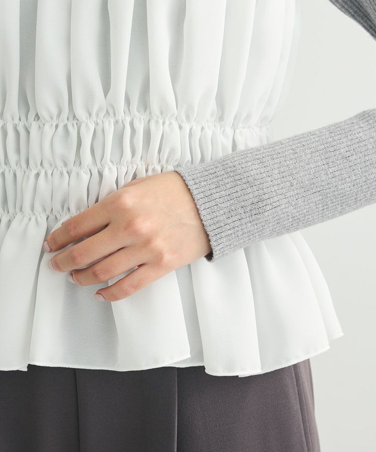 Green Parks「・swing by ビスチェレイヤーハイネックニット」|ニット・セーター|