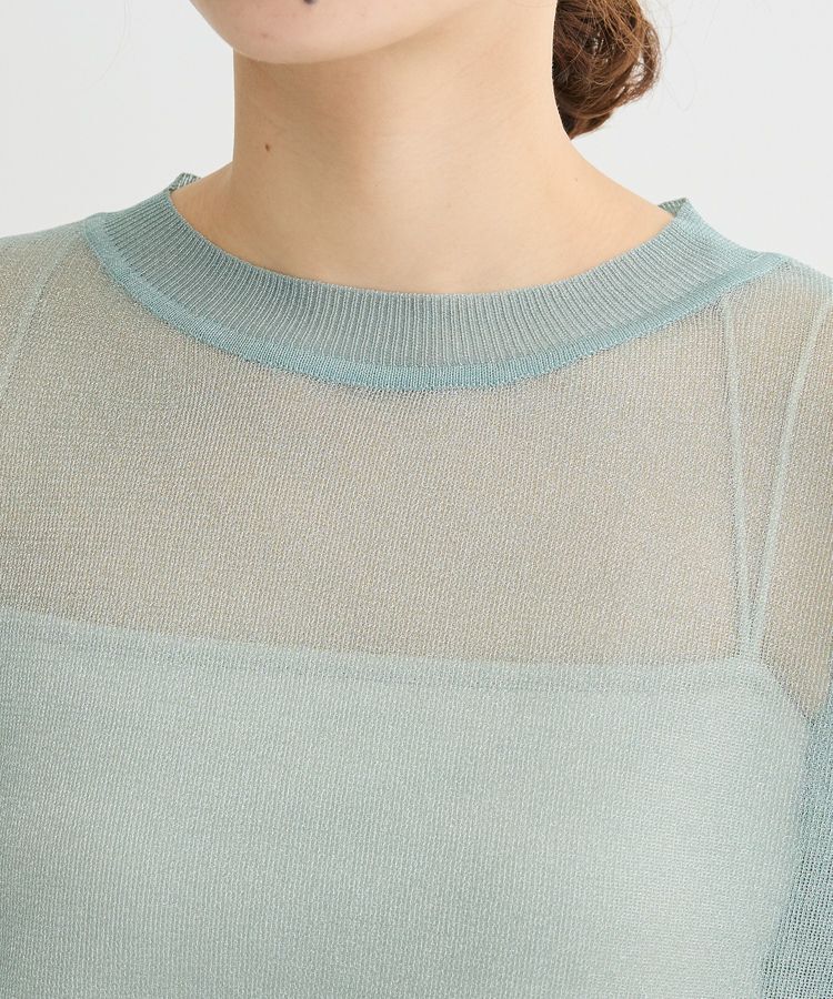 Green Parks「・ELENCARE DUE ラメシアーニットプルオーバー」|ニット・セーター|