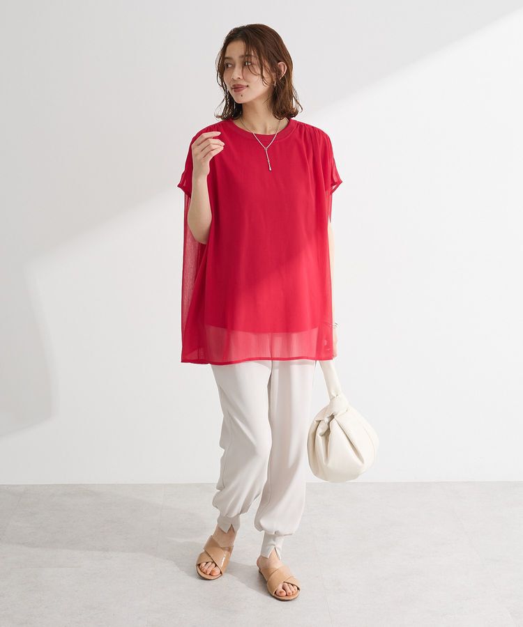 Green Parks「楊柳ドッキングフレンチプルオーバー」|Tシャツ・カットソー|