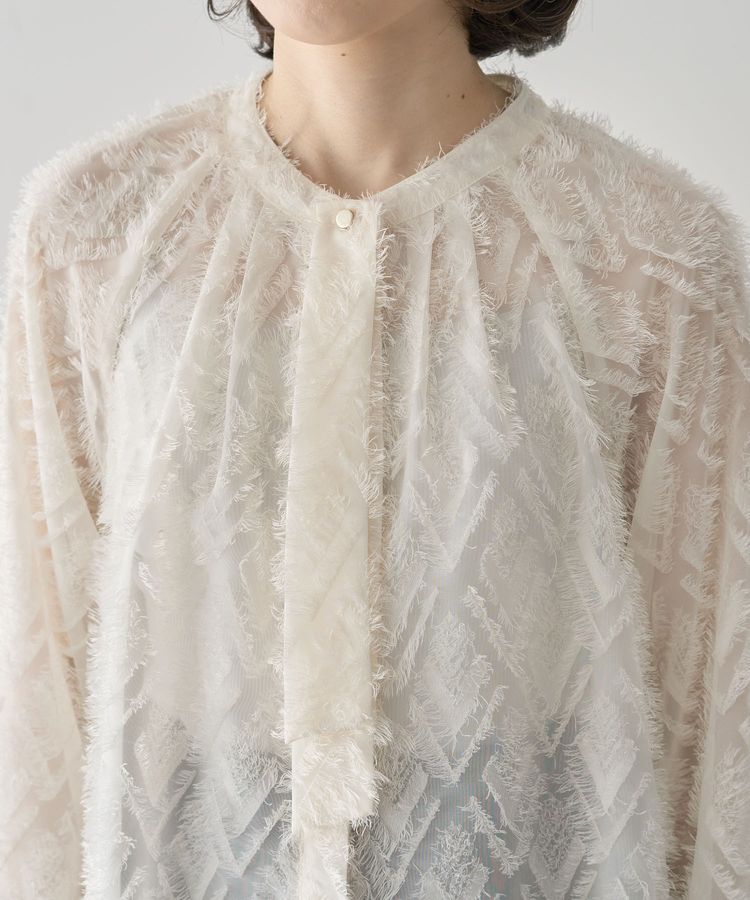 Green Parks「O.フサフサ2wayボウタイブラウス」|シャツ・ブラウス|