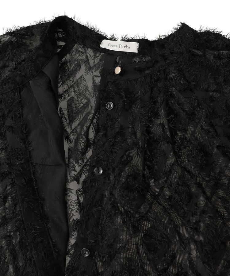 Green Parks「O.フサフサ2wayボウタイブラウス」|シャツ・ブラウス|