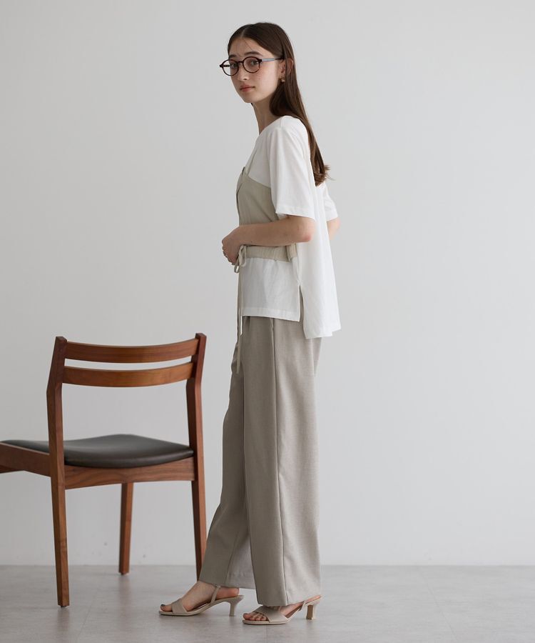 Editt by YECCA VECCA「ビスチェレイヤード風デザインTee」|Tシャツ・カットソー|