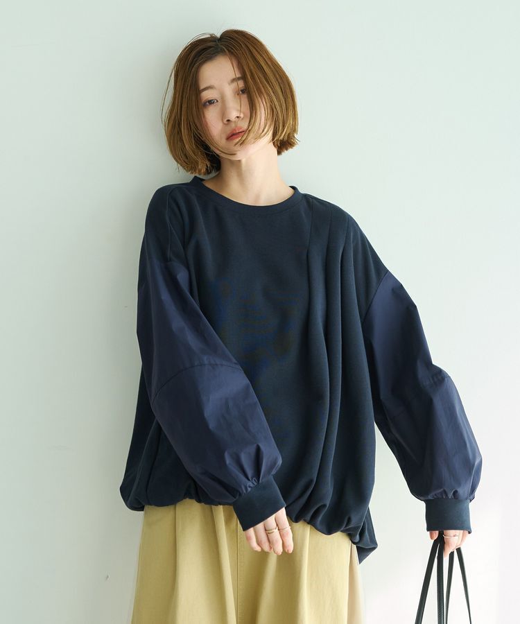 Editt by YECCA VECCA「アシメバルーンプルオーバー」|Tシャツ・カットソー|