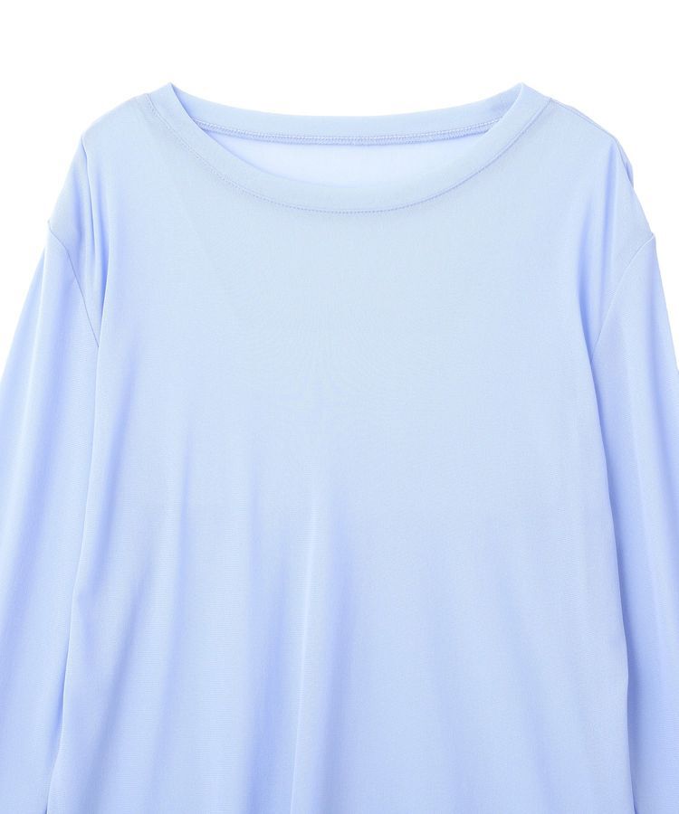 YECCA VECCA「クルーネックシアートップス」|Tシャツ・カットソー|