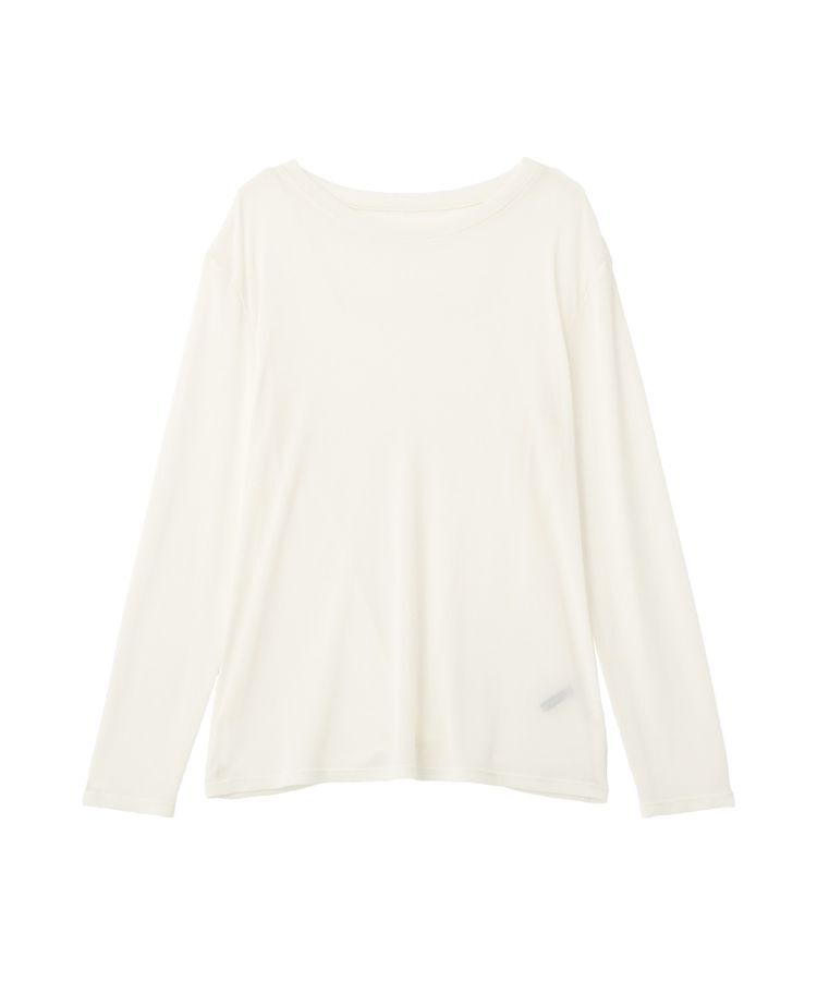 YECCA VECCA「クルーネックシアートップス」|Tシャツ・カットソー|