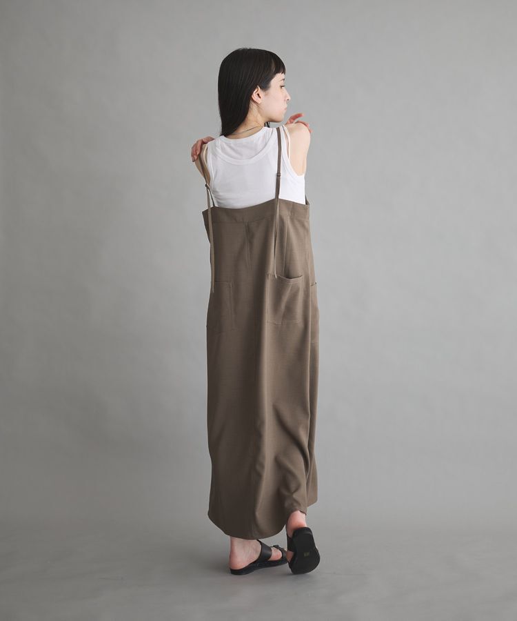 GARAGE OF GOOD CLOTHING「ZIP開きジャンパースカート」|ジャンパースカート|