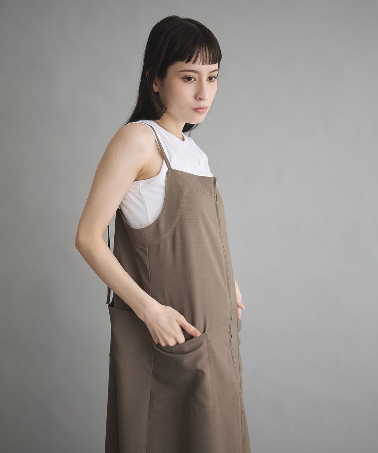 GARAGE OF GOOD CLOTHING「ZIP開きジャンパースカート」|ジャンパースカート|