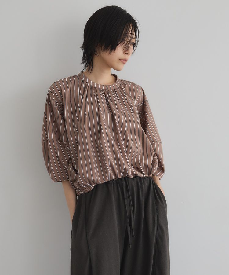 GARAGE OF GOOD CLOTHING「ストライプタックプルオーバーA」|シャツ・ブラウス|