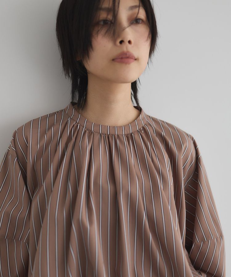 GARAGE OF GOOD CLOTHING「ストライプタックプルオーバーA」|シャツ・ブラウス|