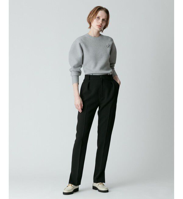 allureville「サイドスリットテーパードパンツ」|その他|