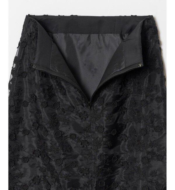 LOULOU WILLOUGHBY「【LOULOU WILLOUGHBY】オーガン刺繍スカート」|スカート|