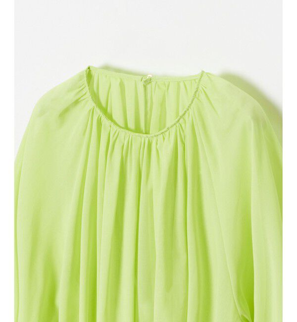allureville「シアーオーガンギャザーブラウス」|シャツ・ブラウス|