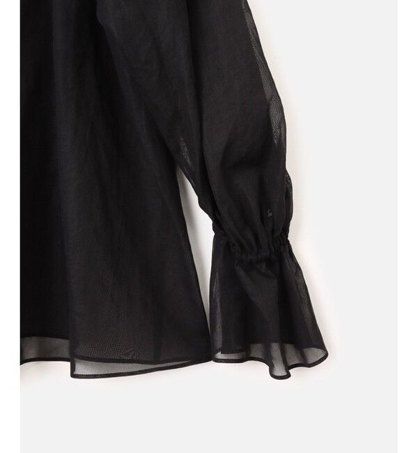 allureville「シアーオーガンギャザーブラウス」|シャツ・ブラウス|