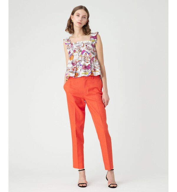 LOULOU WILLOUGHBY「【LOULOU WILLOUGHBY】ブライトリネンテーパードパンツ」|その他|