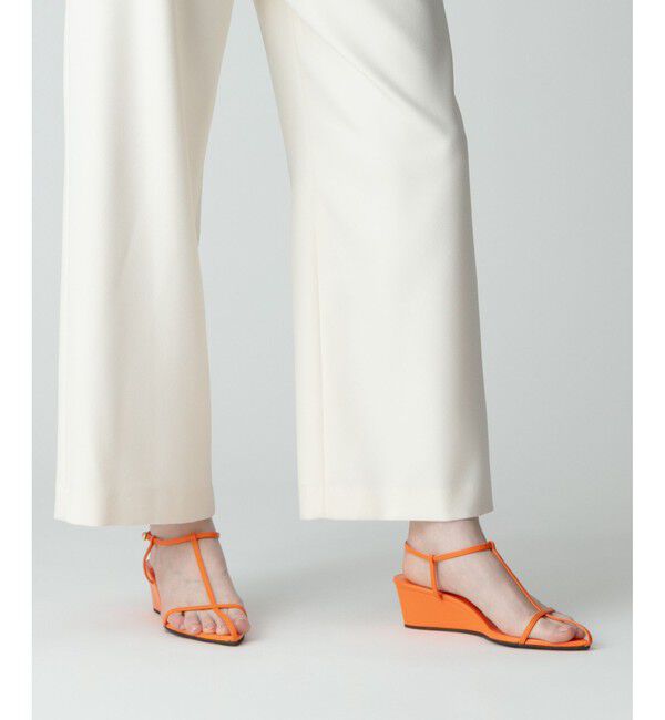 allureville「ナローストラップウェッジサンダル」|サンダル|