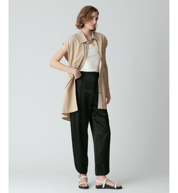 allureville「サファリノースリーブジレ」|ベスト・ジレ|