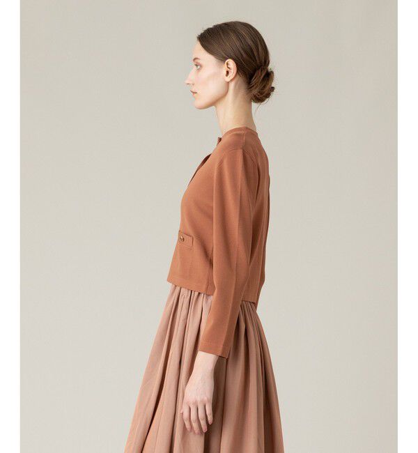 LOULOU WILLOUGHBY「◇【LOULOU WILLOUGHBY】バイカラーコンパクトカーディガン」|カーディガン|