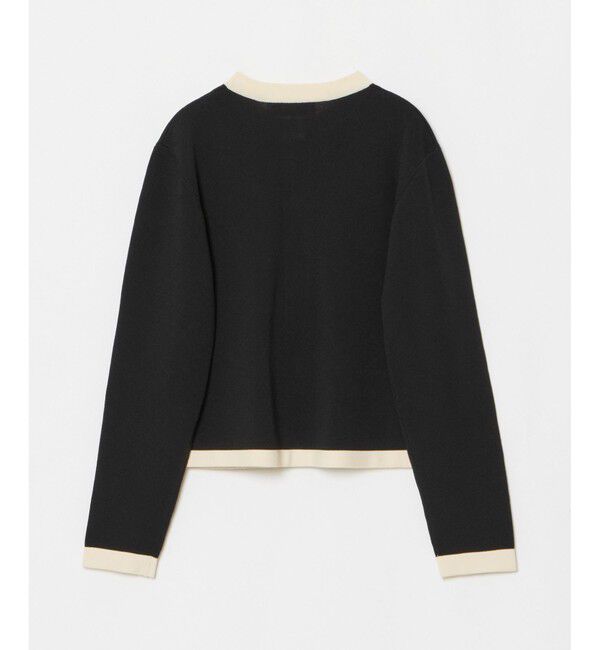 LOULOU WILLOUGHBY「◇【LOULOU WILLOUGHBY】バイカラーコンパクトカーディガン」|カーディガン|