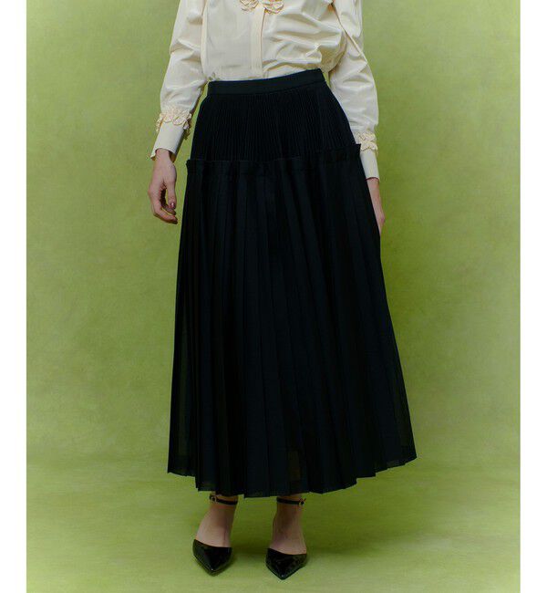 LOULOU WILLOUGHBY「【LOULOU WILLOUGHBY】カールマイヤープリーツスカート」|スカート|