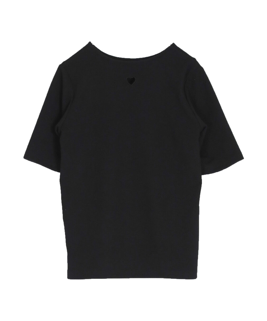 titivate「ハートカット刺繍前後2wayハーフスリーブTシャツ」|Tシャツ・カットソー|