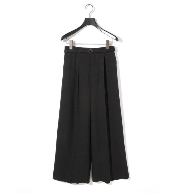 MIDIUMISOLID「MIDIUMISOLID for Ladies ストレートワイドパンツ」|その他|ブラック