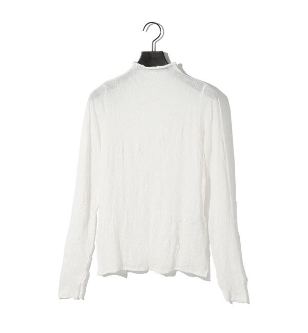 MIDIUMISOLID「MIDIUMISOLID for Ladies シアーハイネックインナー」|Tシャツ・カットソー|オフホワイト