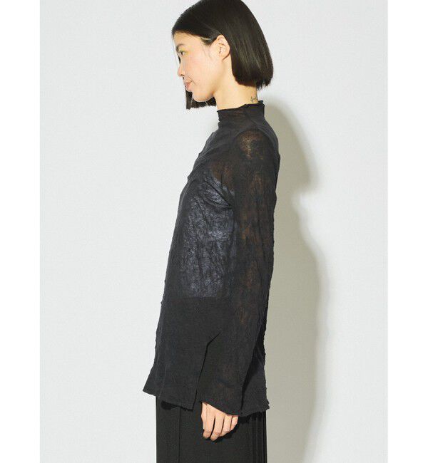 MIDIUMISOLID「MIDIUMISOLID for Ladies シアーハイネックインナー」|Tシャツ・カットソー|