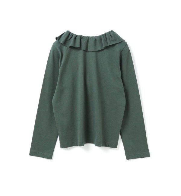 mizuiro ind「mizuiro ind フリルカラーロングスリーブプルオーバー」|Tシャツ・カットソー|