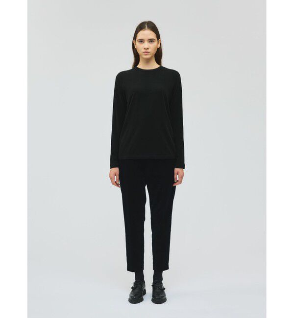 mizuiro ind「mizuiro ind スリーレイヤードコンパクトTシャツ」|Tシャツ・カットソー|