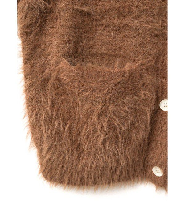 MARMARMAR「MARMARMAR シャギーニットカーディガン」|カーディガン|