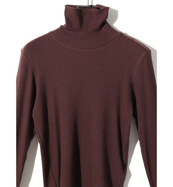 MIDIUMISOLID「MIDIUMISOLID for Ladies ウォームシアーリブプルオーバー」|ニット・セーター|