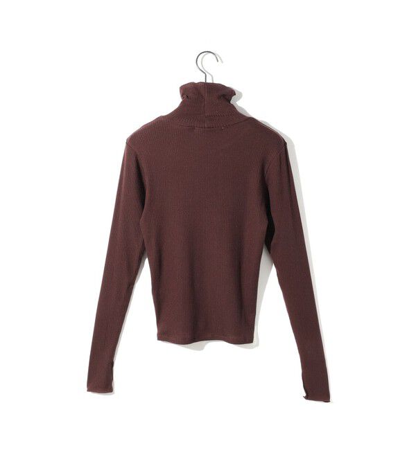 MIDIUMISOLID「MIDIUMISOLID for Ladies ウォームシアーリブプルオーバー」|ニット・セーター|