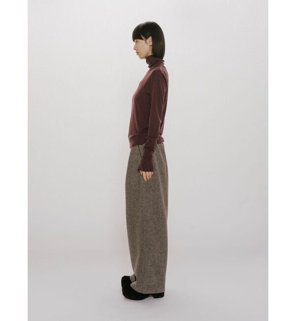 MIDIUMISOLID「MIDIUMISOLID for Ladies ウォームシアーリブプルオーバー」|ニット・セーター|