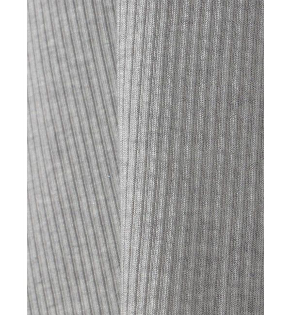 MIDIUMISOLID「MIDIUMISOLID for Ladies ウォームシアーリブプルオーバー」|ニット・セーター|