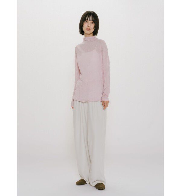 MIDIUMISOLID「MIDIUMISOLID for Ladies シアーハイネックインナー」|Tシャツ・カットソー|