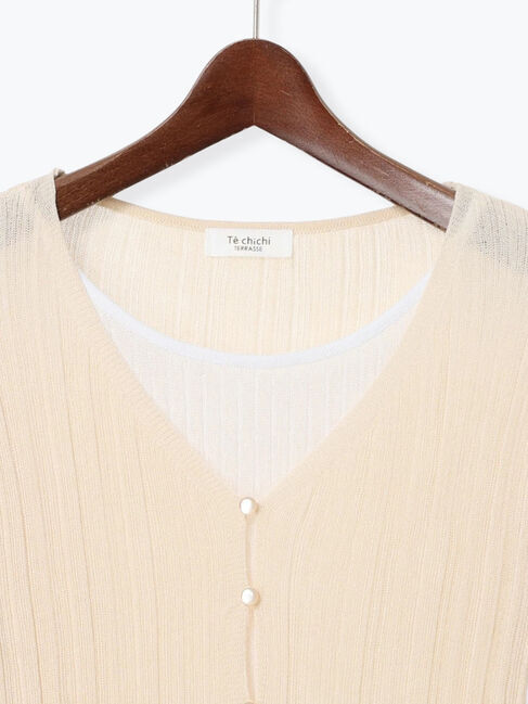 Te chichi TERRASSE「レイヤード風リブニット」|ニット・セーター|