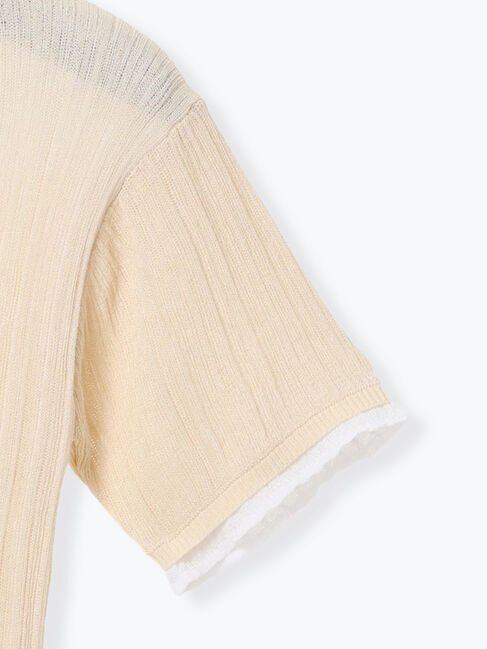 Te chichi TERRASSE「レイヤード風リブニット」|ニット・セーター|