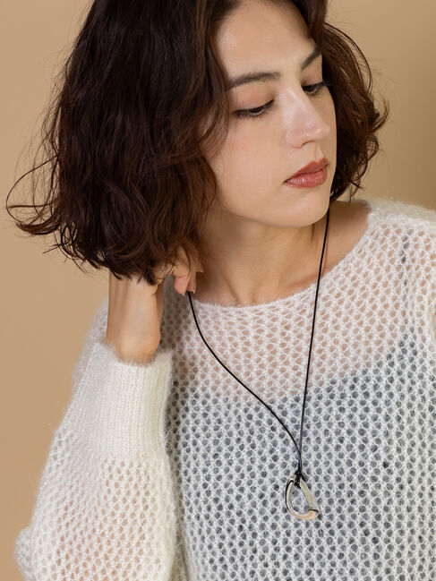 Te chichi「トライアングルラインコードネックレス」|ネックレス|