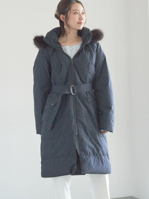 Te chichi「【宮本茉由着用】フードロングダウンコート」|その他|