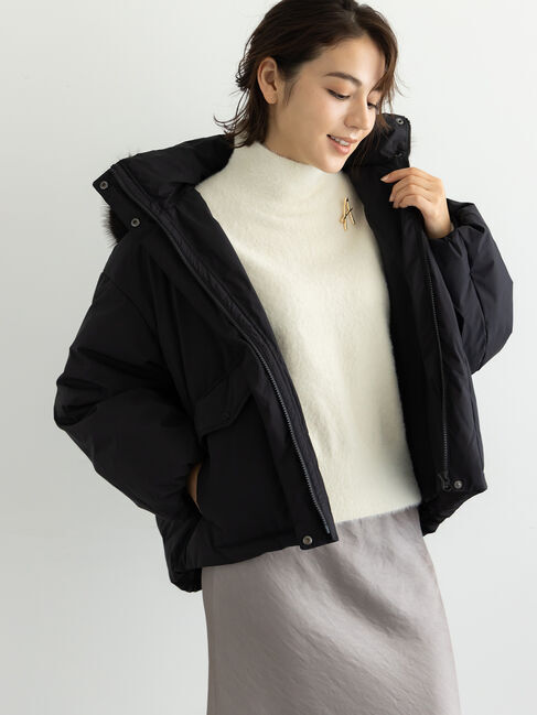 Te chichi「【宮本茉由着用】フードショートダウンジャケット」|その他|