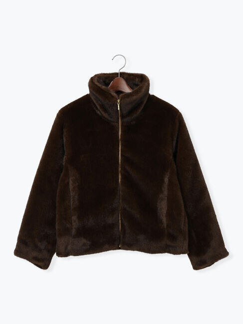 Te chichi「【宮本茉由着用】グラデーションファースタンドジャケット」|その他|