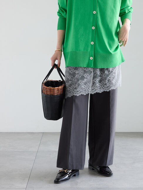 Te chichi「ダブルクロスイージーワイドパンツ」|その他|