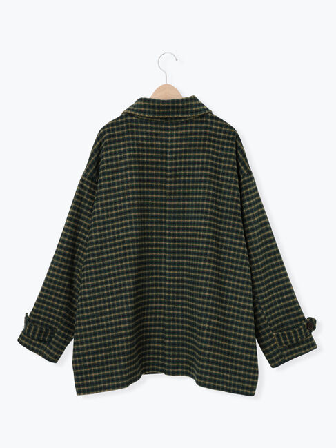 Samansa Mos2「シャギーチェックコート」|その他|