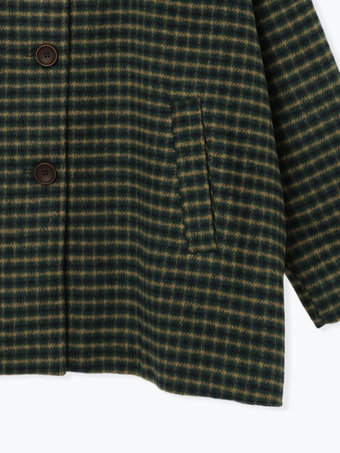 Samansa Mos2「シャギーチェックコート」|その他|