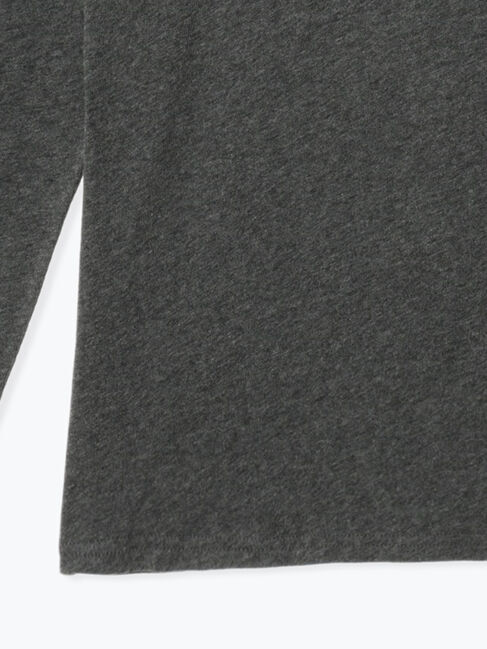 Samansa Mos2「【吸湿発熱】ベア天無地クルーネック」|Tシャツ・カットソー|