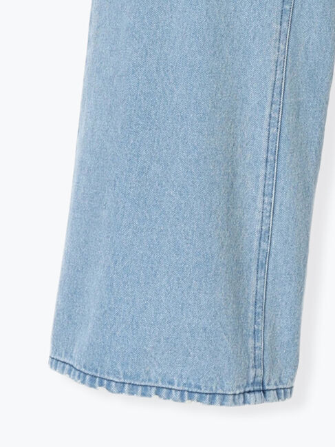 Samansa Mos2「【オーガニックコットン】デニムフレアパンツ」|その他|