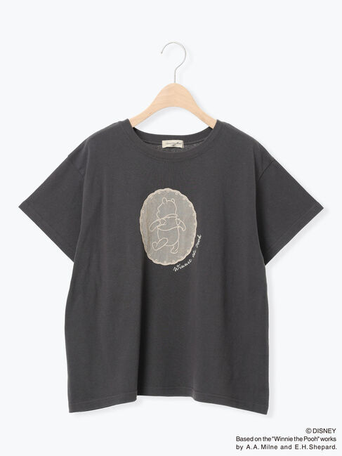 Samansa Mos2「【Disney】くまのプーさんレースモチーフTシャツ」|Tシャツ・カットソー|